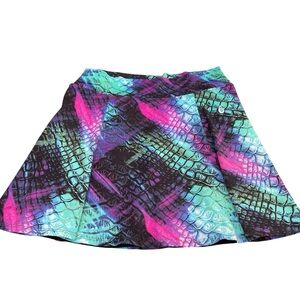 Dona Jo Reptile Print Skort XL